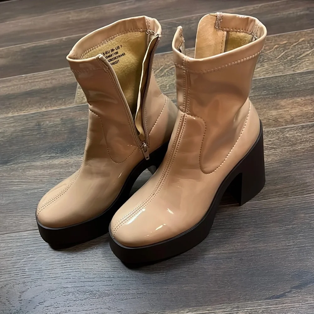 ASOS Design platform boots - Picture 1 of 5